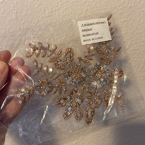 Weissman Elite dance costume dress bronze appliqué Your Love D13084 Adult XSA - Picture 10 of 12